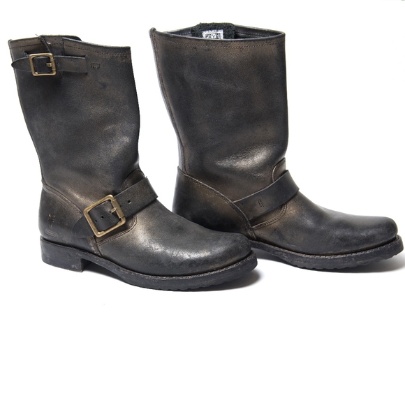 Frye Shoes - Coach x Frye Veronica Short Boot Gold Metallic 6